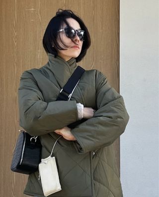 Arket Chaqueta Verde Militar Talla Size 36/38