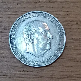 Moneda De Plata 100 Pesetas 1966 Francisco Franco