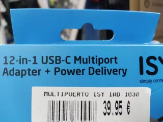 Adaptador Multi-Puerto ISY 12-en-1 USB-C