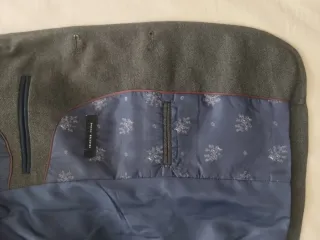 Abrigo Selected Gris Hombre