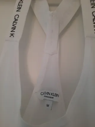 Calvin Klein, mono deportivo blanco