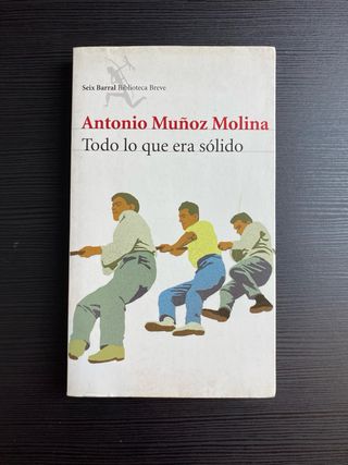 Lote 2 libros Antonio Muñoz Molina