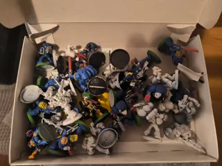 Warhammer 40k Marines y Land Speeder