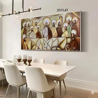 Cuadro Acrílico Lienzo Hojas Tropicales