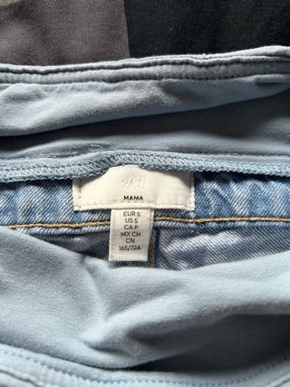 Tejano premamá azul 2x15euro