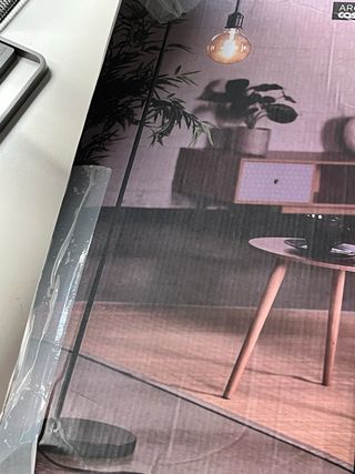 Lámpara Arche Casa Negra y Marrón