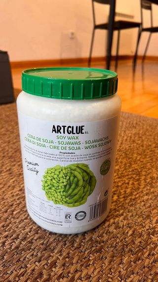 Cera de Soja en escamas ARTGLUE para Velas 1,5kilo
