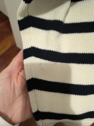 Jersey Lloyd's Rayas Beige y Negro