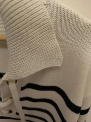 Jersey Lloyd's Rayas Beige y Negro