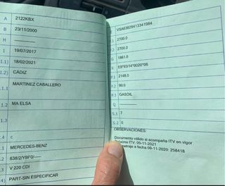 Mercedes-Benz Clase V 2000