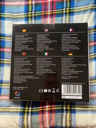 Báscula de Baño Digital Euro Life