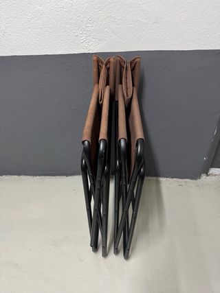 Pack 2 Sillas Director Marrones