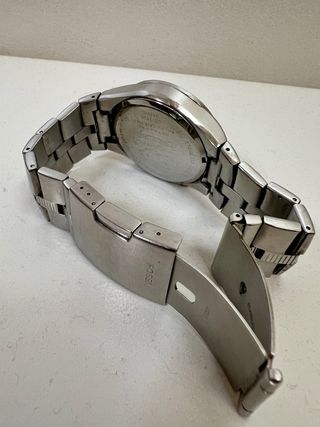 Orologio Fossil Cronografo Uomo nero Argento