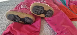 Tuta da sci bambina rosa e arancione