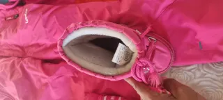 Tuta da sci bambina rosa e arancione