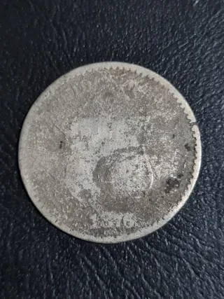 50c Venezolano 1876 +1 cent de regalo