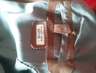 Giacca scamosciata marrone