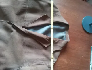 Giacca scamosciata marrone