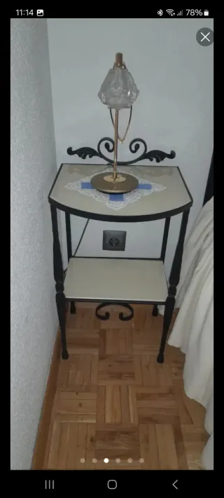 Cabecero cama 135 y mesitas noche