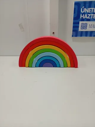 Arcoíris de madera