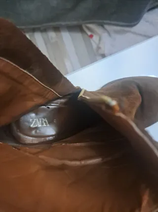 Botines de ante marrones