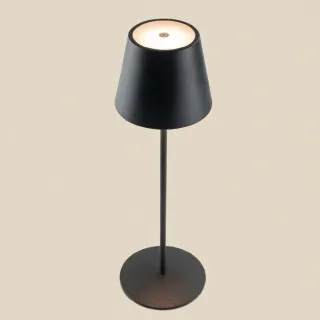 Lampada da tavolo impermeabile nera