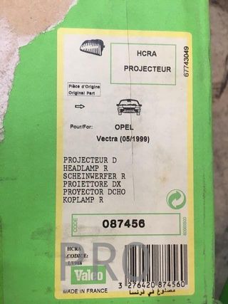 Faro opel vectra b derecho nuevo