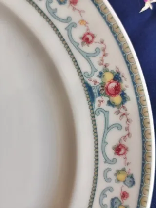 FUENTE "ROSENTHAL" Porcelana Flores Frutas