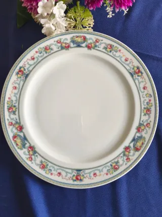 FUENTE "ROSENTHAL" Porcelana Flores Frutas