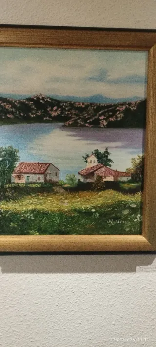 Cuadro al óleo naturaleza. 180 euros unidad