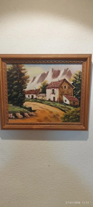 Cuadro al óleo naturaleza. 180 euros unidad