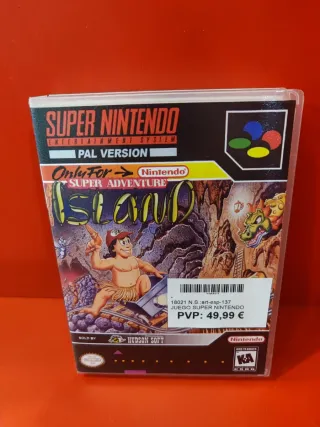 Super Adventure Island Super NES PAL