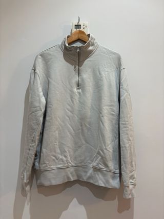 ZARA MAN sudadera cuello cremallera M como nueva