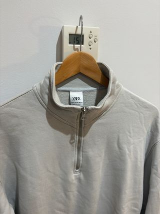 ZARA MAN sudadera cuello cremallera M como nueva