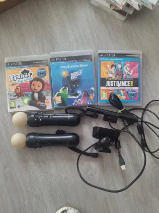 Pack PS3: Mando + Cámara + Juegos precio negociabl