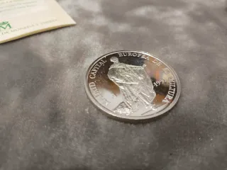 5 ECU Capital Europea Cultura 1992 Plata