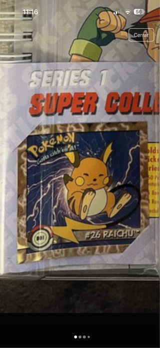 BUSCO Sticker Pokémon Raichu #26 Serie 1