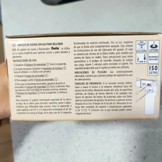 Soplete/flambeador de Cocina con Gas y 4 cuencos