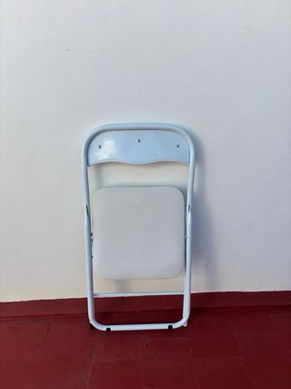 Silla Plegable Camping/Camper Blanca