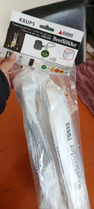 Tirador cerveza Krups Heineken con 3 tubos incluid