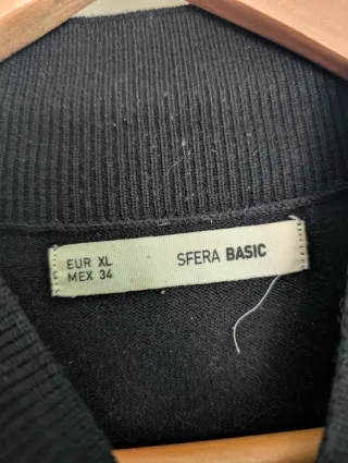 Jersey Sfera Negro Cuello medio