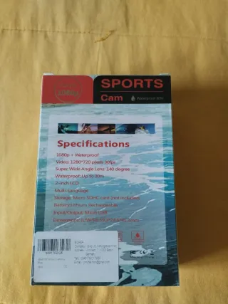 Cámara deportiva GO PRO sumergible + Tarjeta