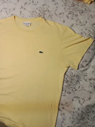 Conjunto deportivo Lacoste hombre amarillo