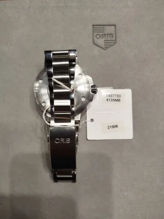 Oris Reloj Acero Esfera Azul Pequeño Segundero