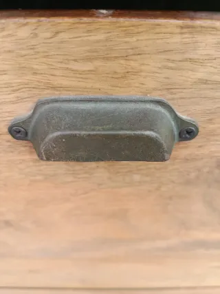 Zapatero rústico de madera