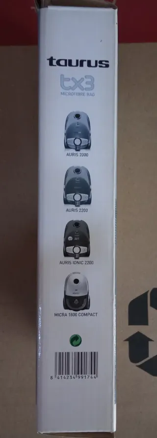 Bolsas Aspirador Taurus TX3 y Eco Paper Bag