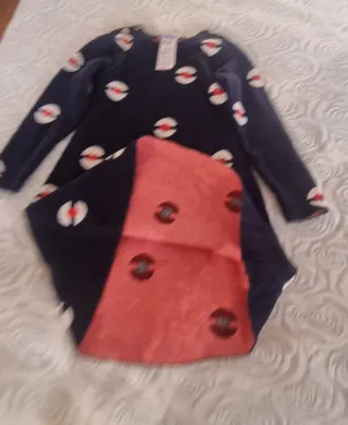 Abito invernale bambina con cuori