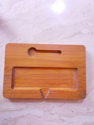 Vassoio in legno per pipa e tabacco