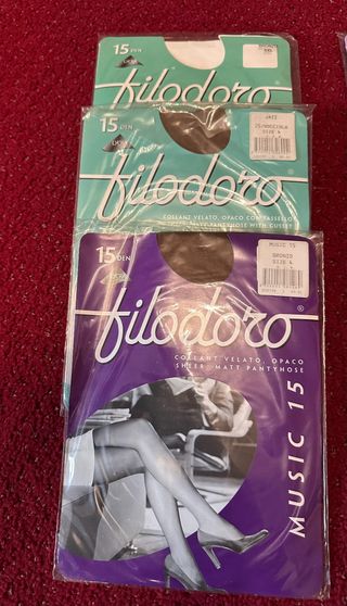18 paia Collant Filodoro vari DEN/Colori - nuovi