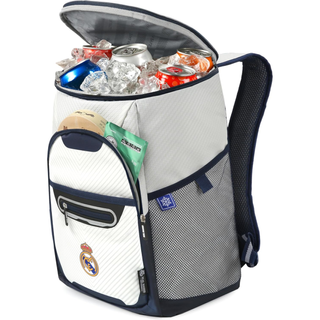 Mochila Nevera Real Madrid 30 Latas Blanca
